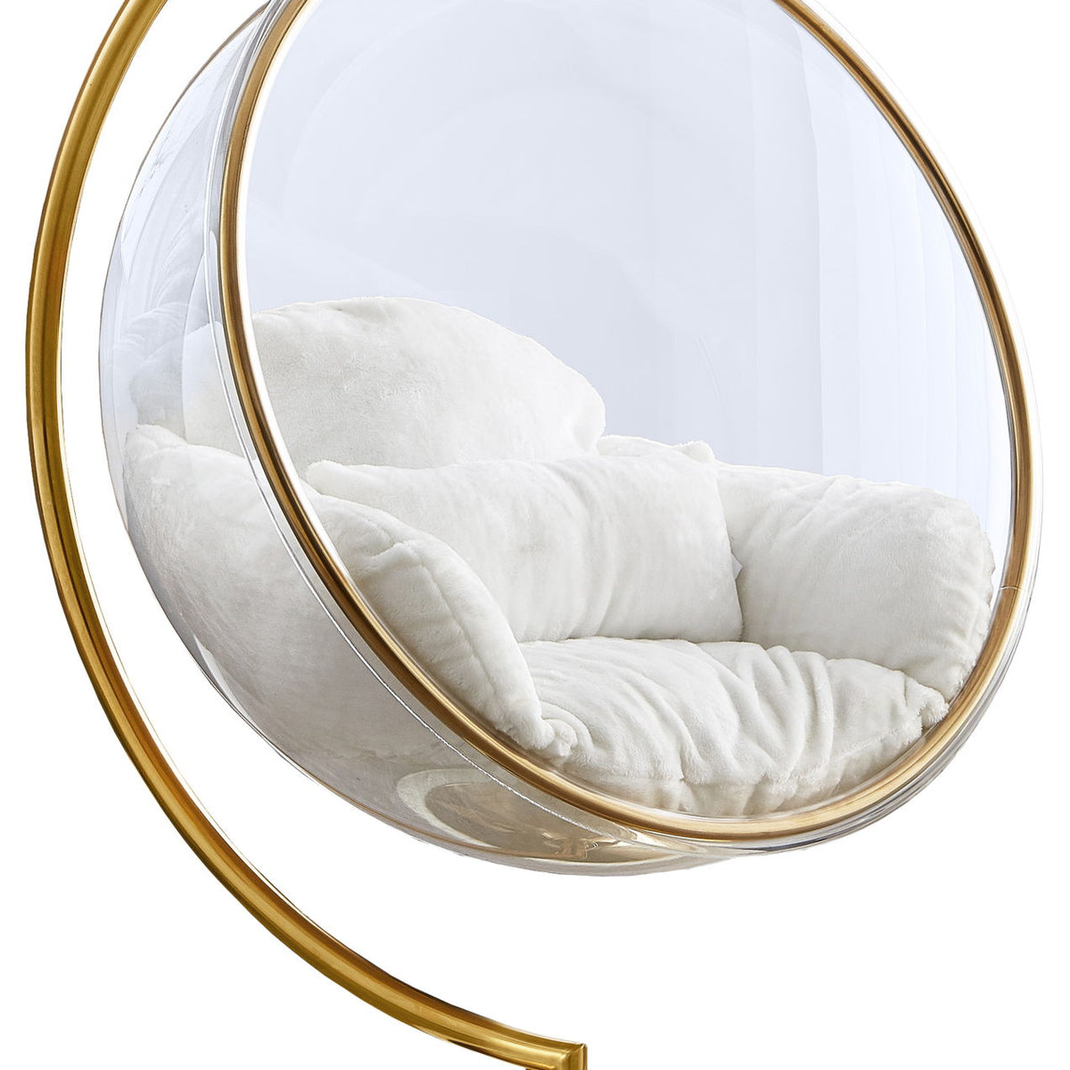 Luna - Swing Accent Chair - White