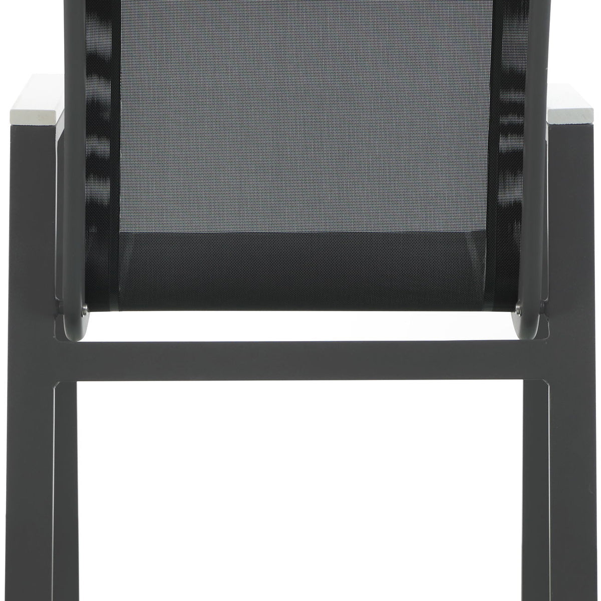 Nizuc - Outdoor Patio Dining Arm Chair With Gray Frame (Set of 2)