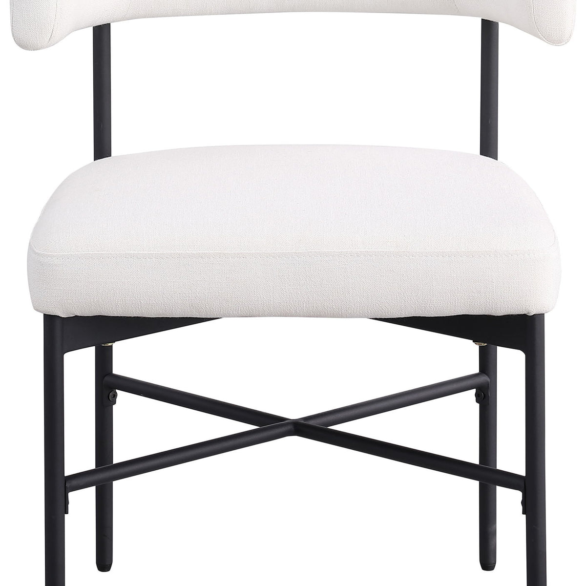 Rivage - Durable Dining Chair With Black Frame (Set of 2)