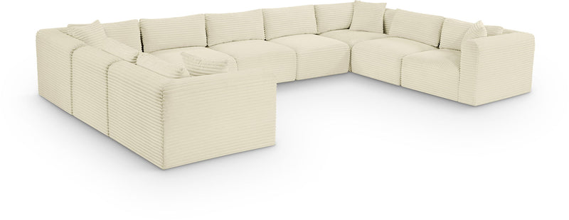 Shaggy - 9 Piece Modular U-Shaped Sectional