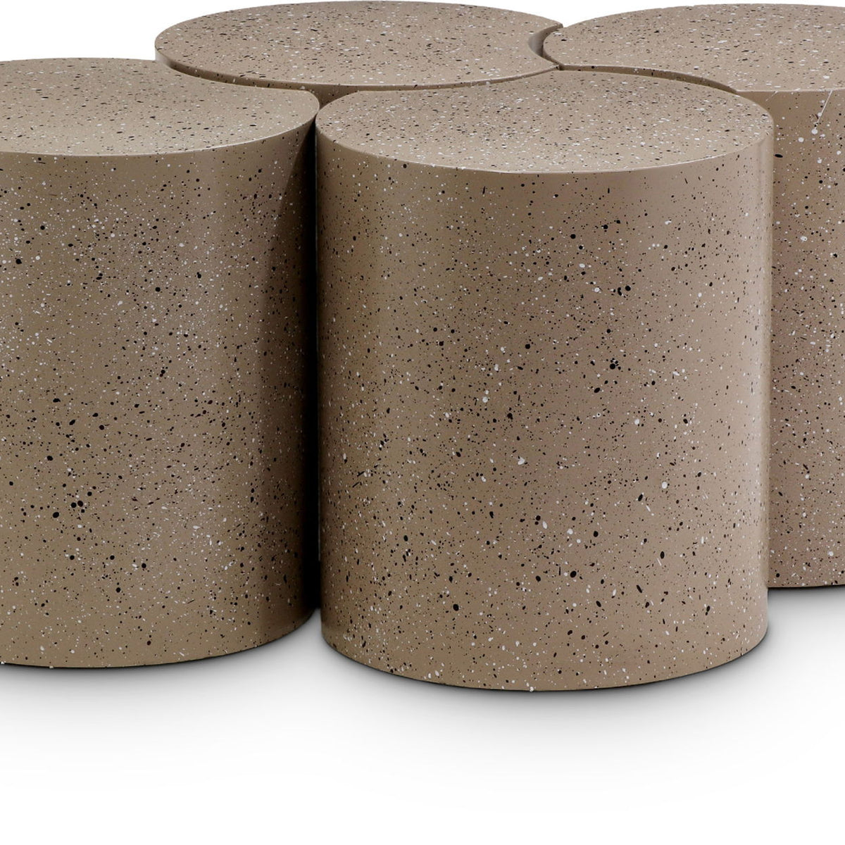 Dimple - 4 Piece Modular Coffee Table - Terazzo Finish