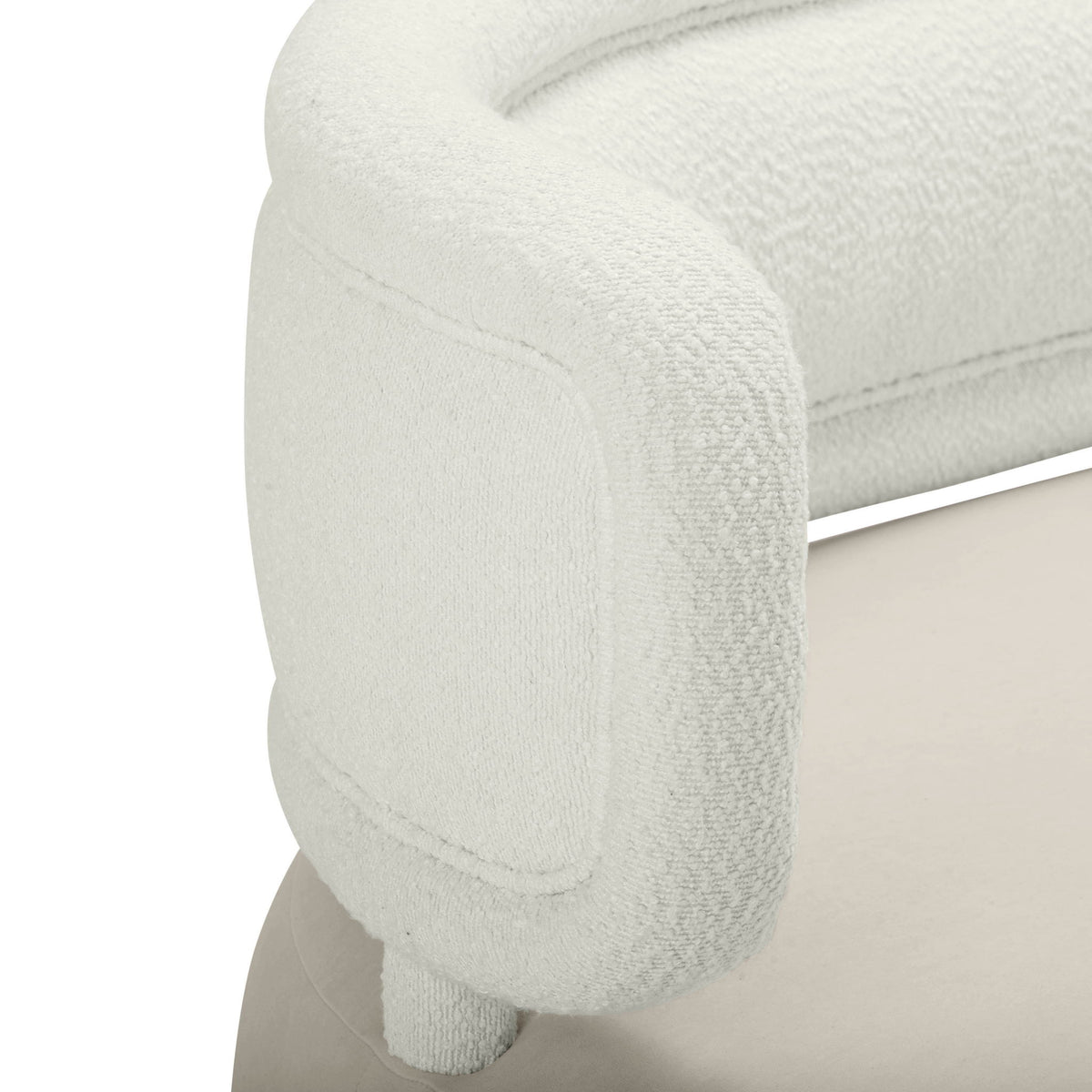 Tischa - Boucle Velvet Sofa