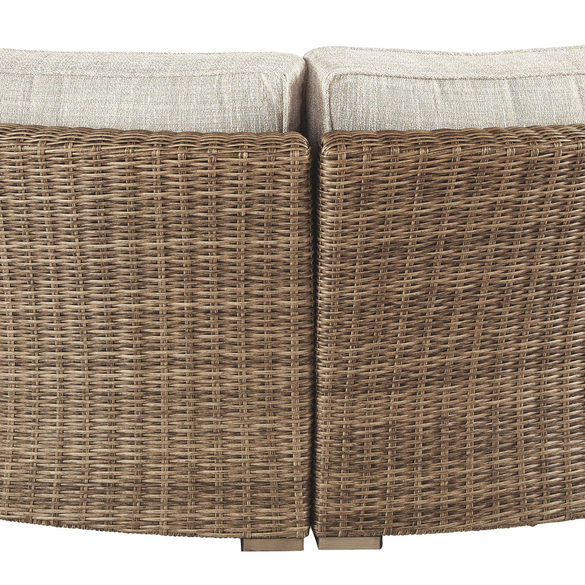 Beachcroft - Beige - Curved Corner Chair w/Cushion