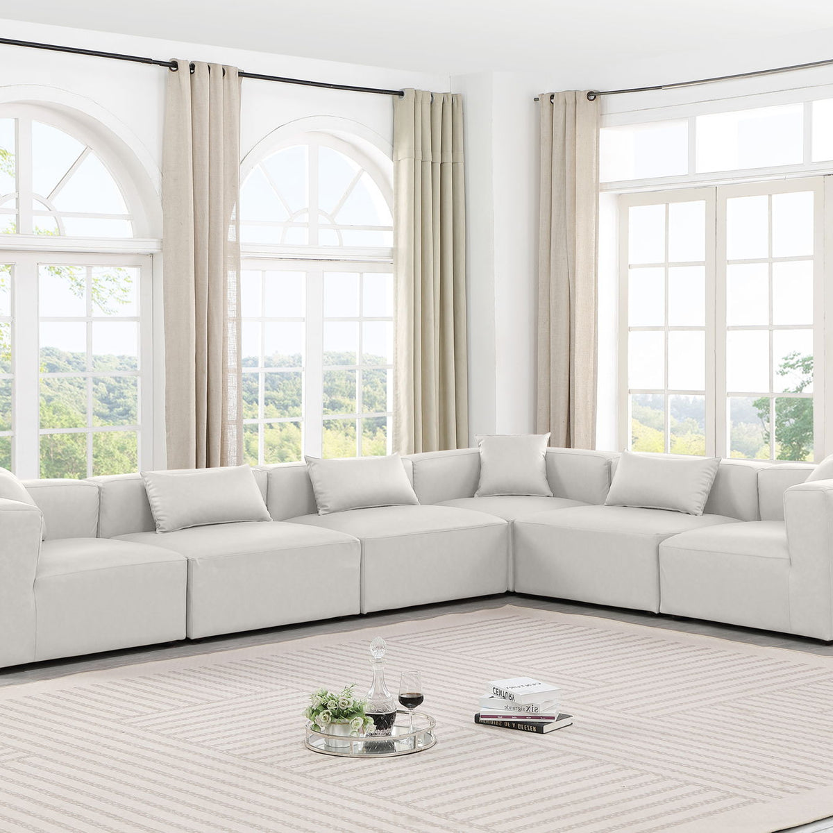 Cube - 6 Piece Modular Corner Sectional