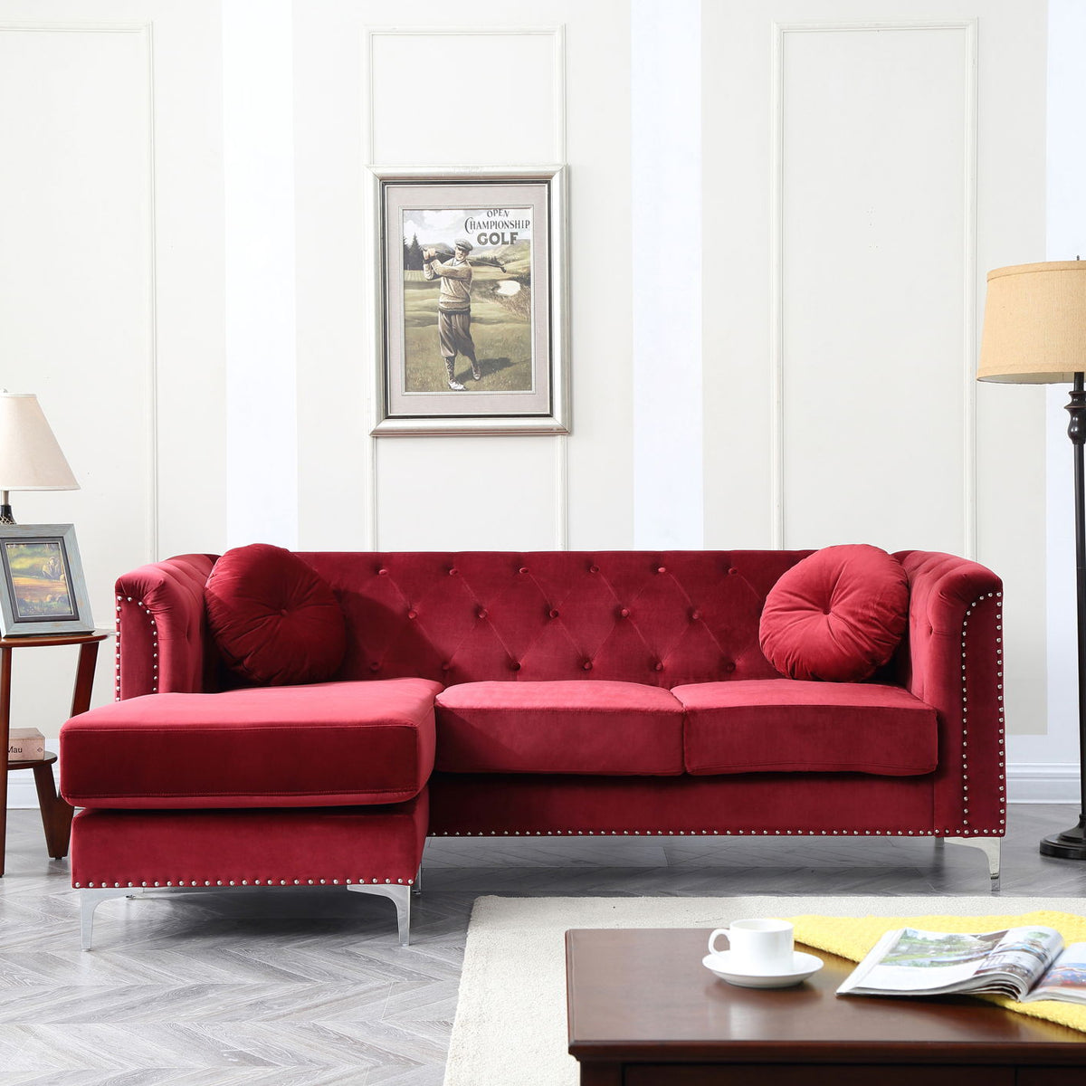 Pompano - Micro Suede Sofa Chaise