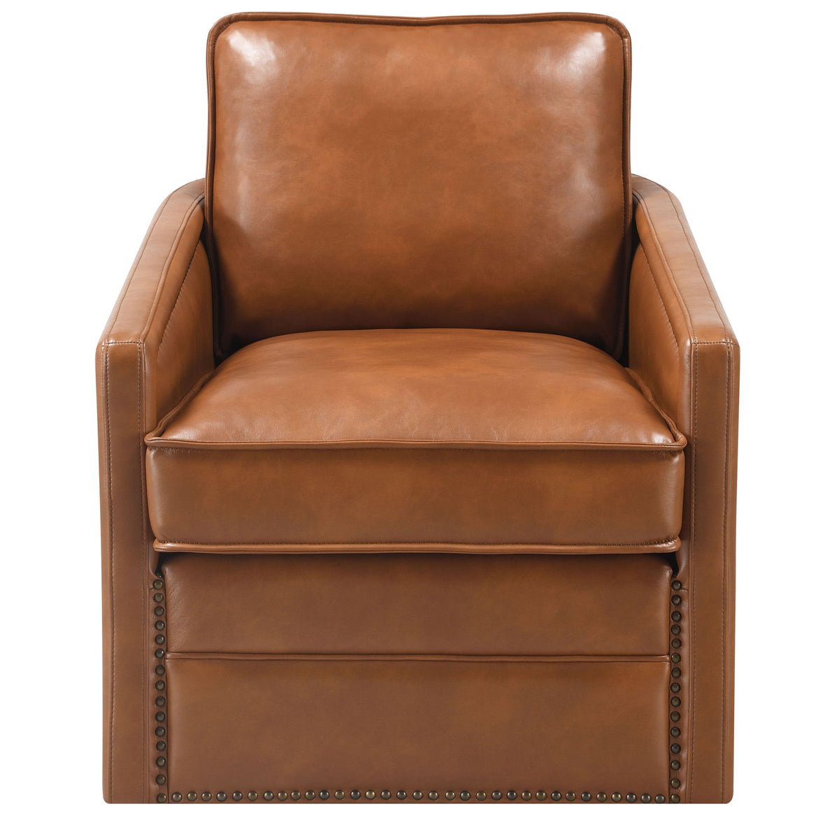 Rocha - Leather Aire Swivel Chair With Glider