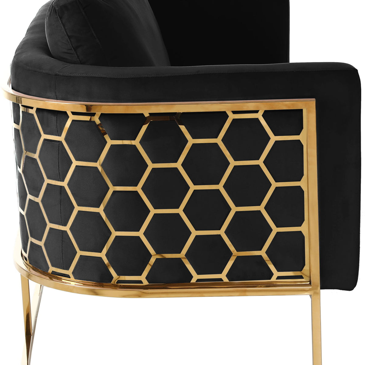 Casa - Sofa with Gold Legs