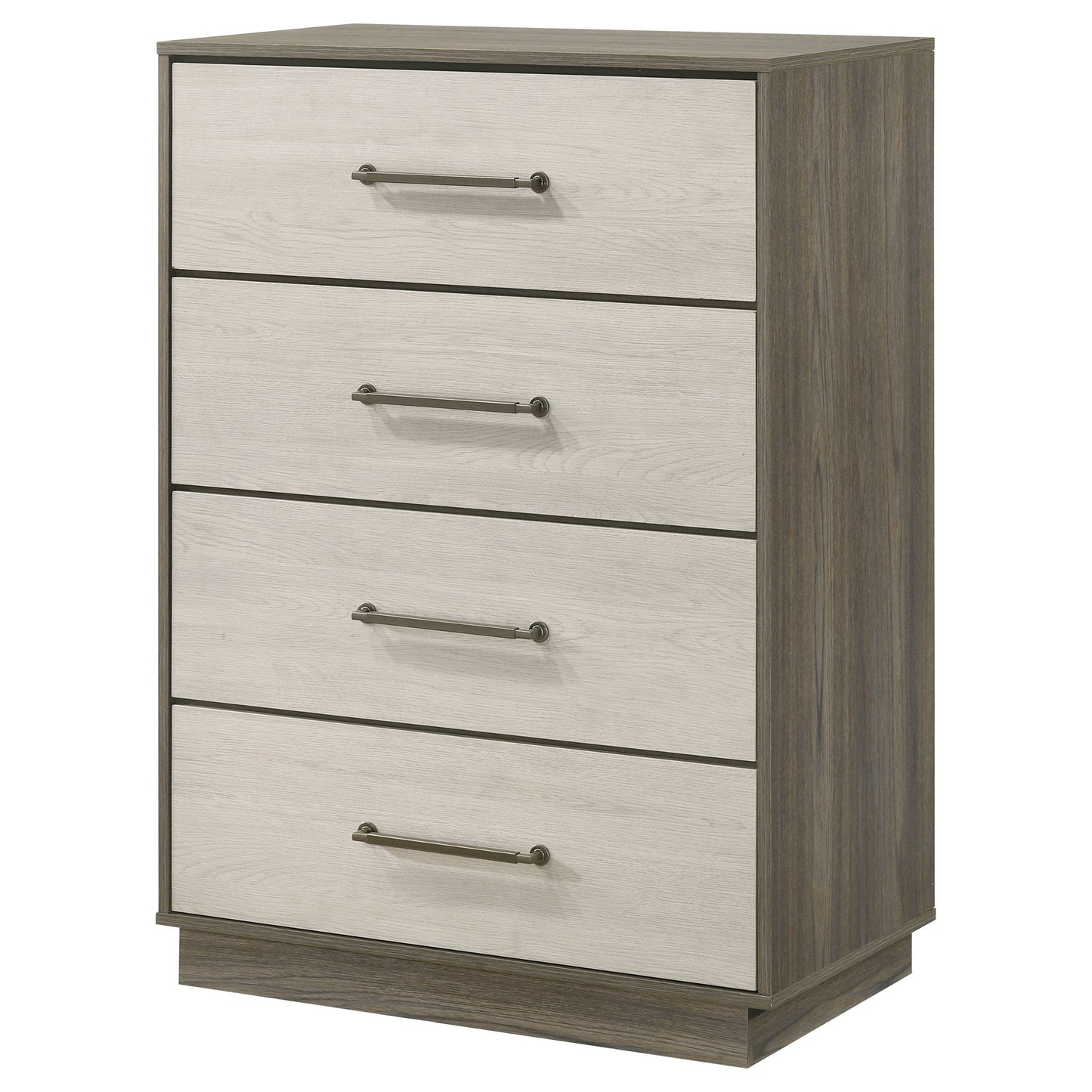 Fenwick - 4-Drawer Chest Of Drawers - Gray Oak