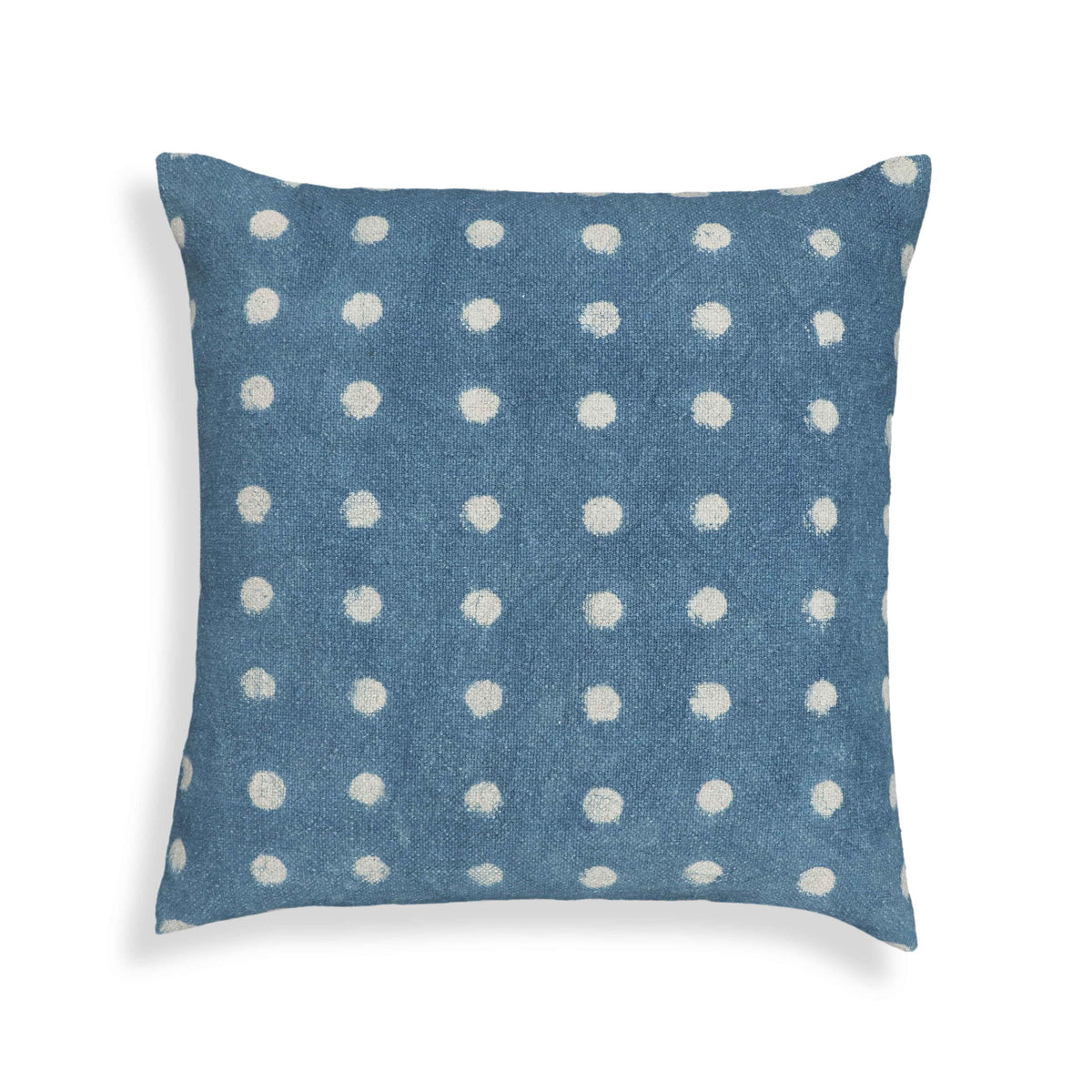 Indigo - 20" Square Accent Pillow Cover - Blue