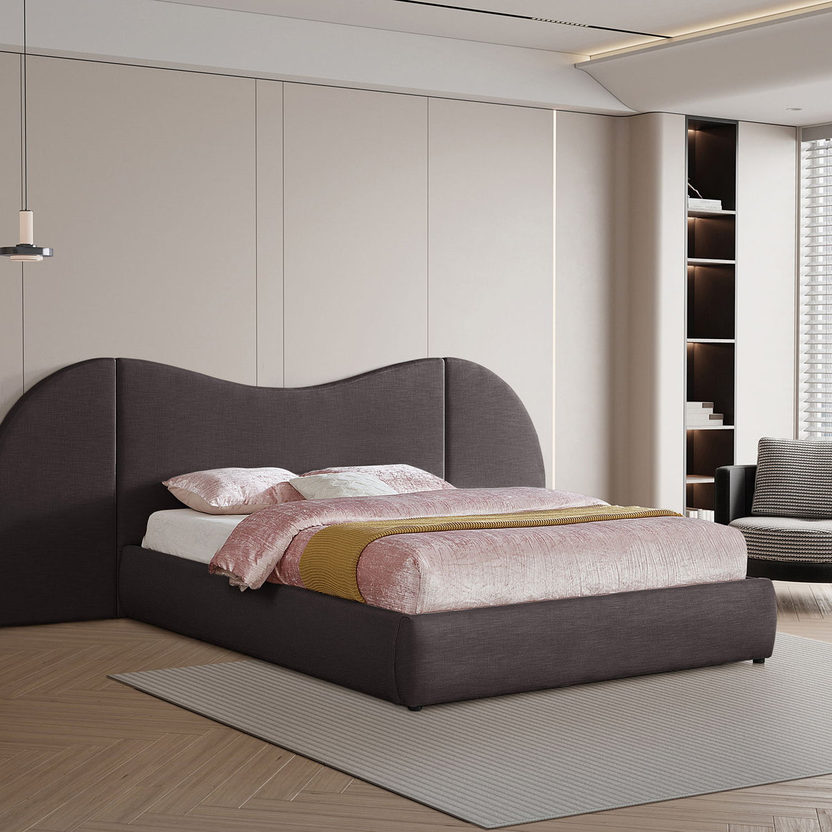 Everest - Linen Fabric Bed