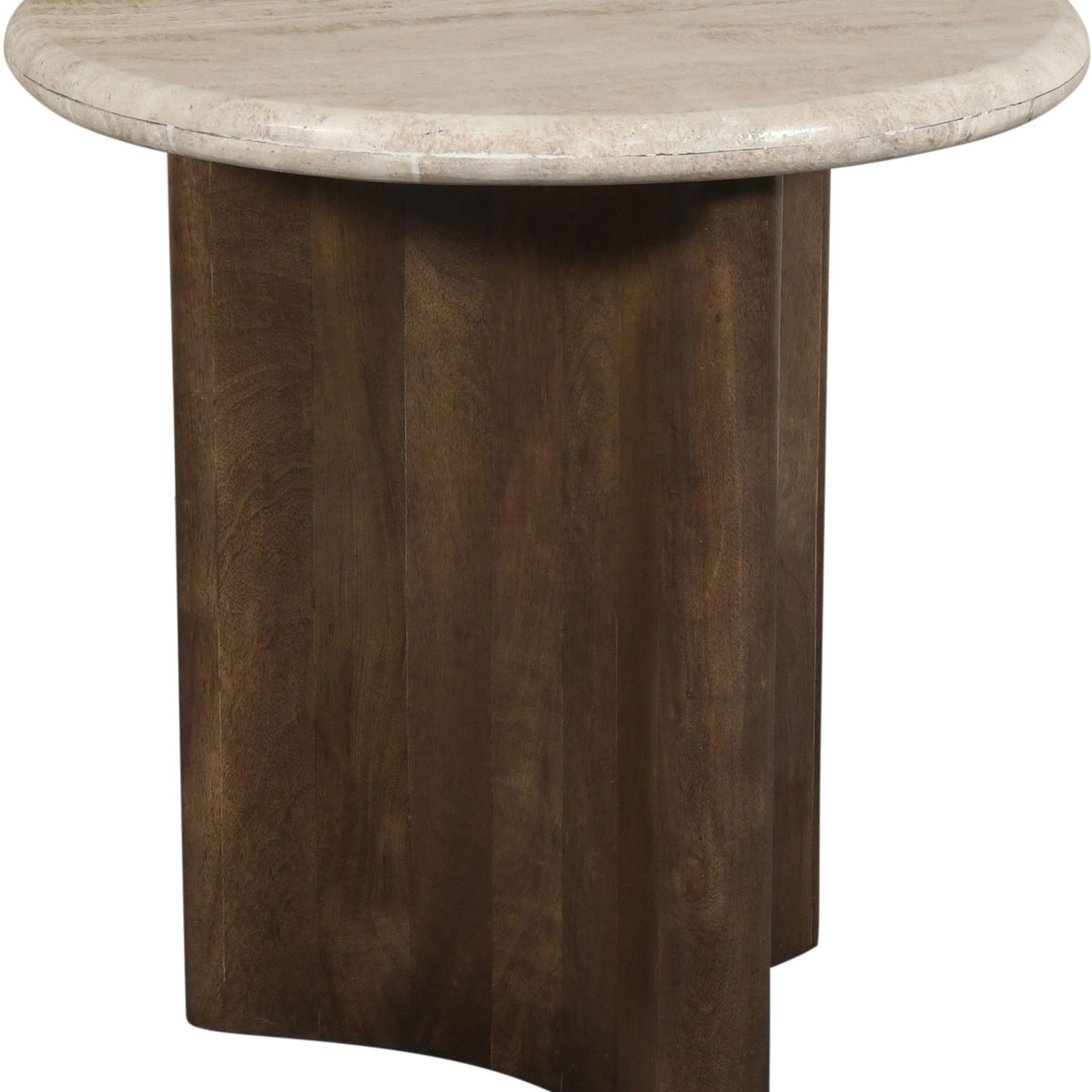 Pietra - Travertine And Mango Wood Table