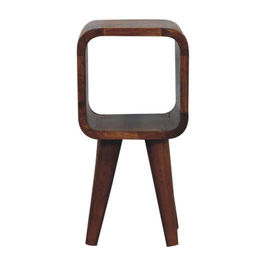 Minimalist Open Curved Nightstand