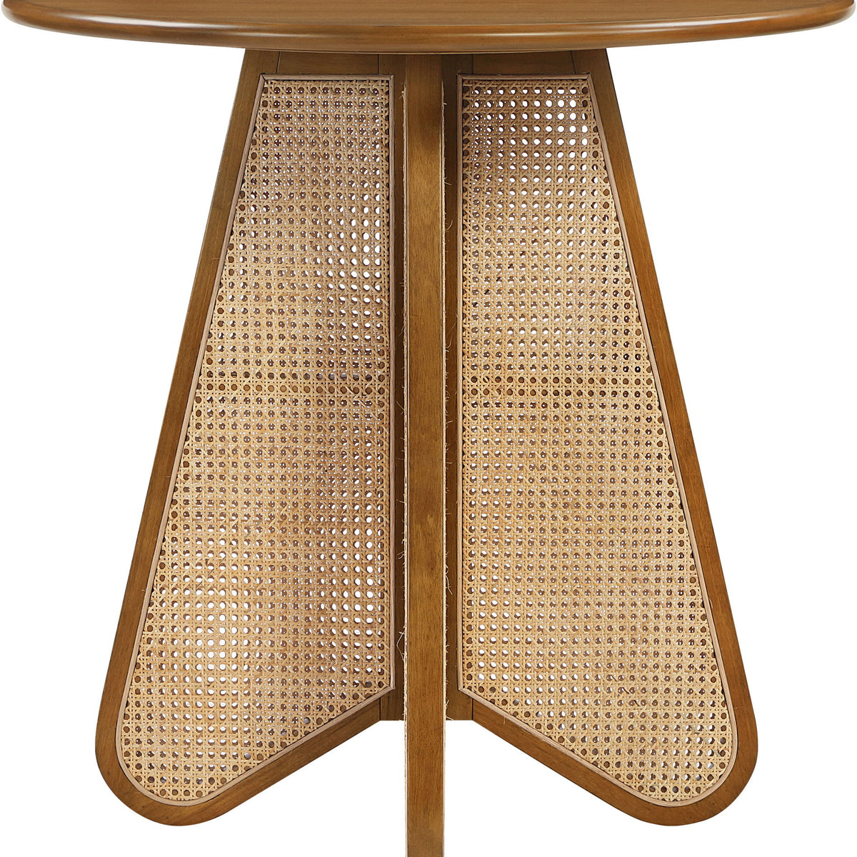 Butterfly - Solid Wood And Natural Cane Table