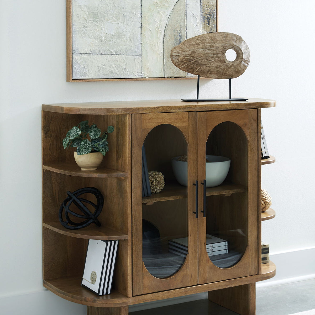 Niall - Light Brown - Accent Cabinet