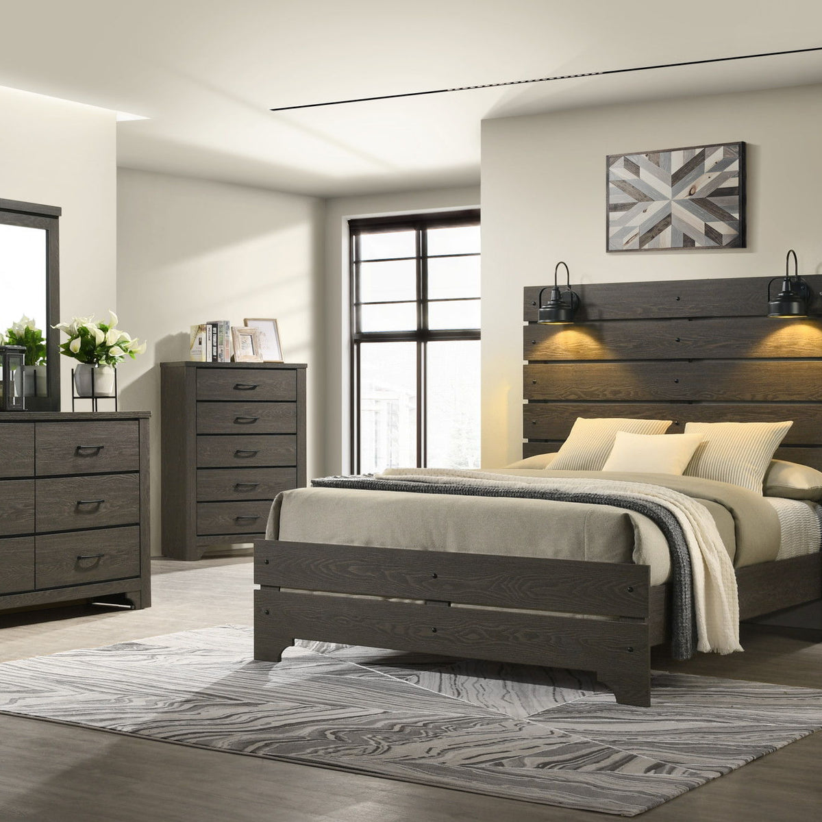 Junipe - 6 Drawer Dresser - Brown