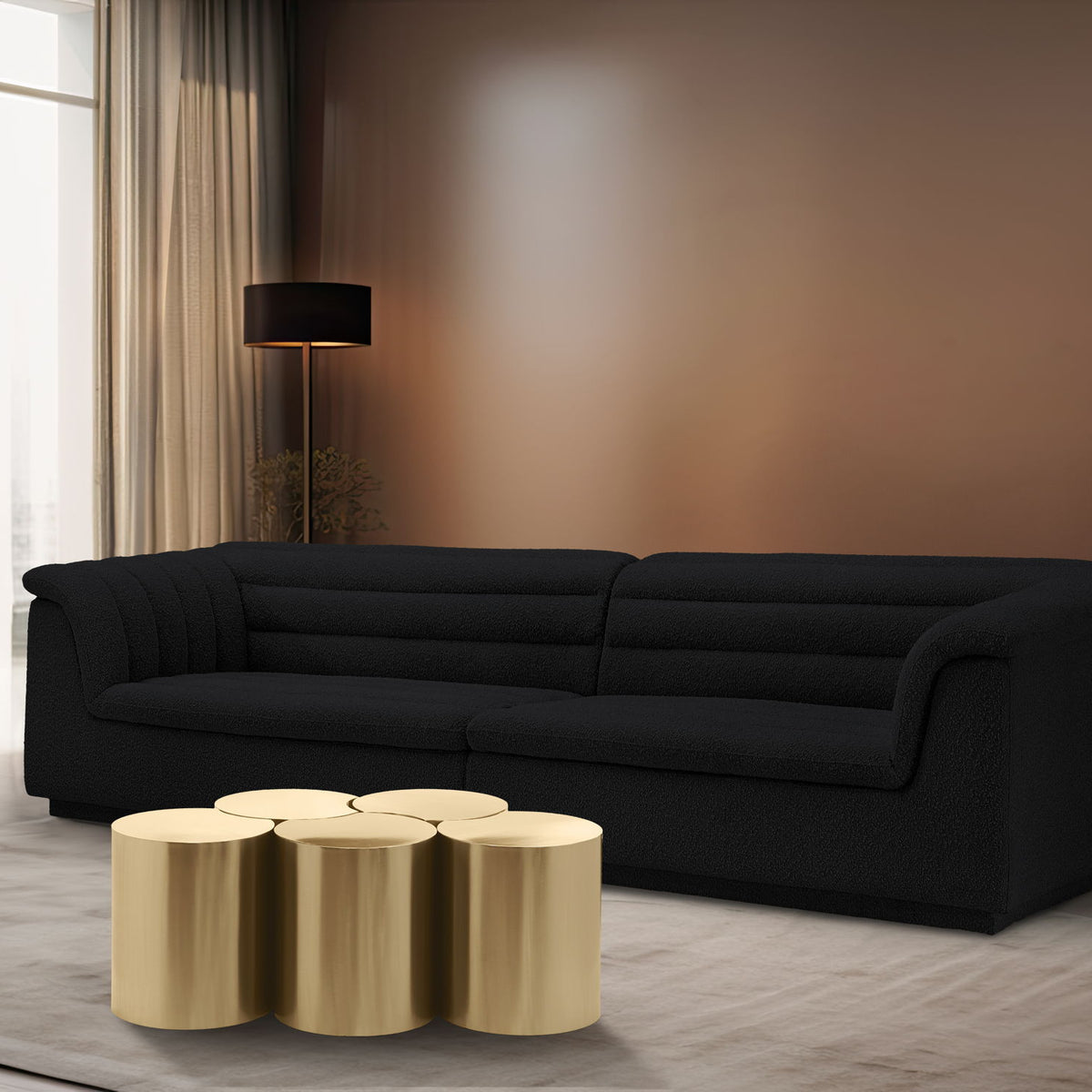 Dimple - 5 Piece Modular Coffee Table