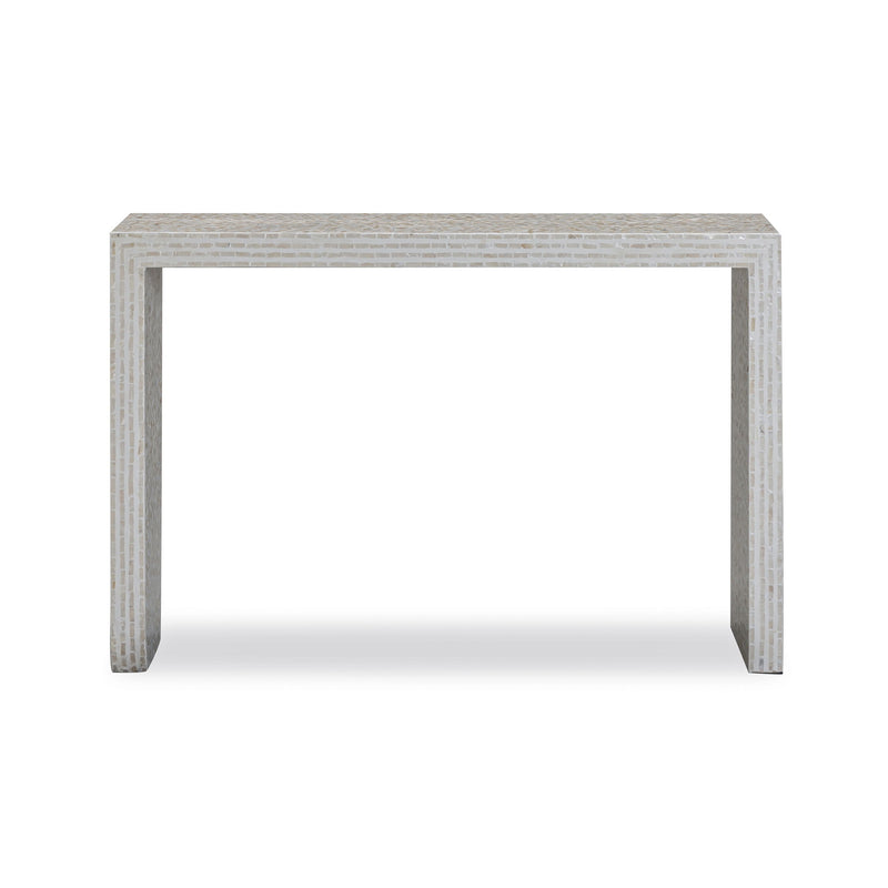 Cyprus - Capiz Shell Console Table - Cream