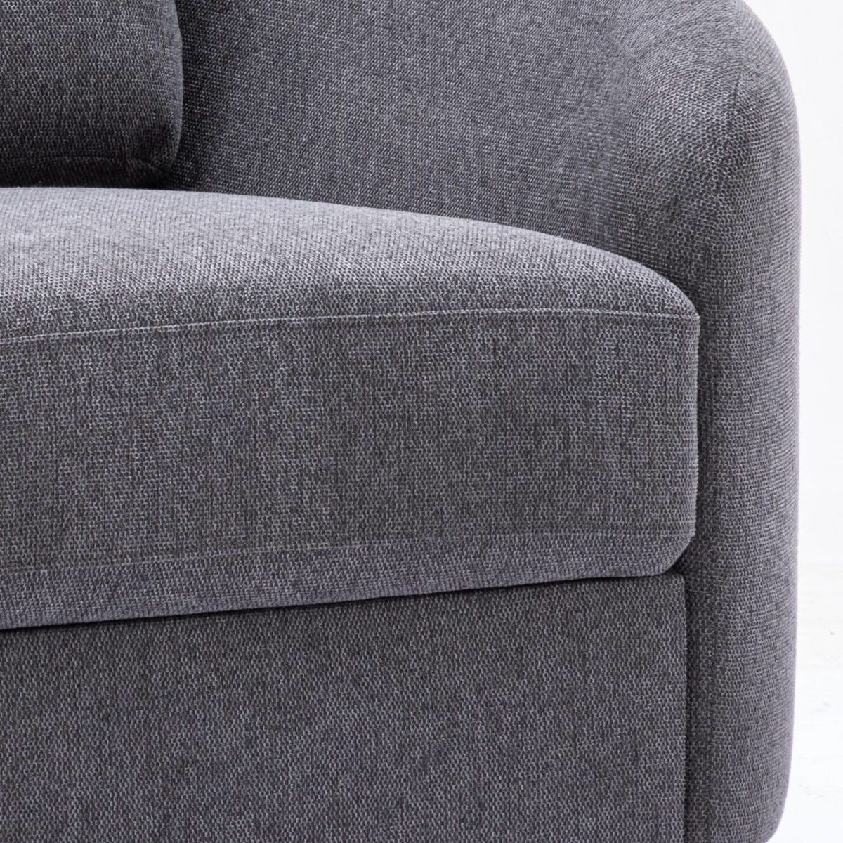 Yuina - Linen Chair - Gray