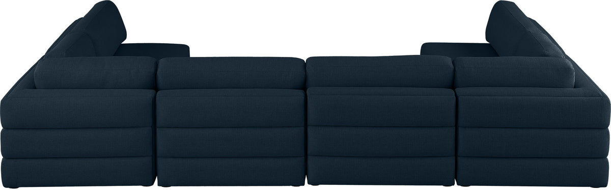 Beckham - 6 Piece Modular U-Shaped Armless Sectional