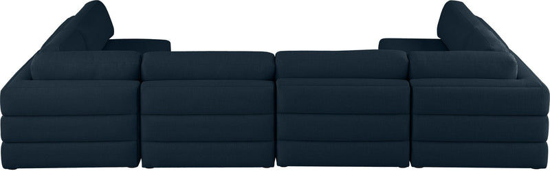 Beckham - 6 Piece Modular U-Shaped Armless Sectional