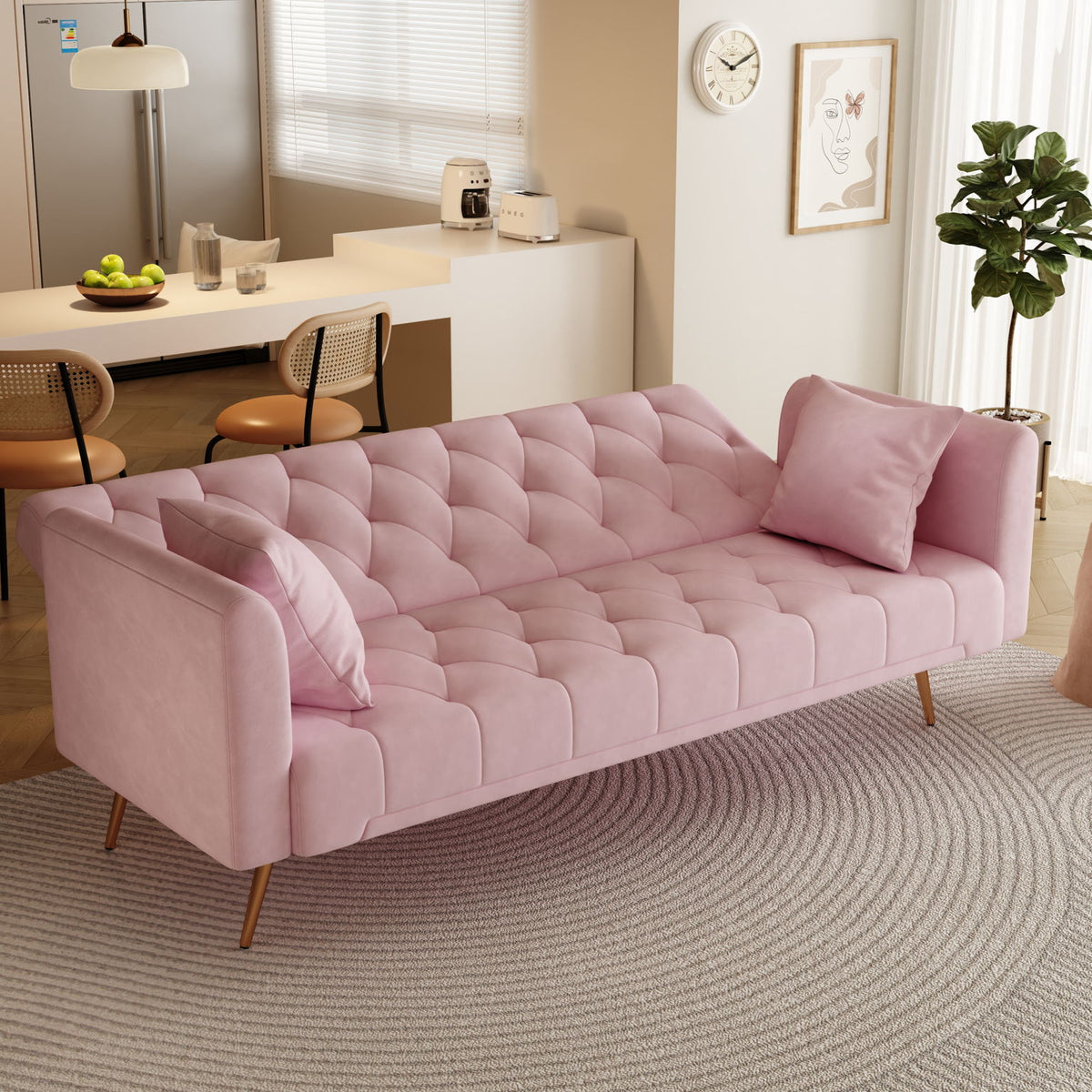 Convertible Double Folding Living Room Sofa Bed