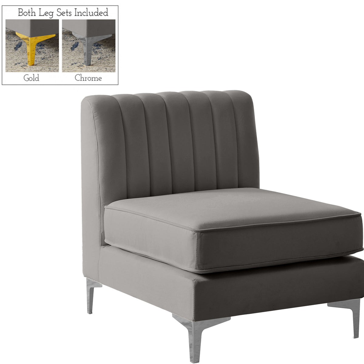 Alina - Armless Chair