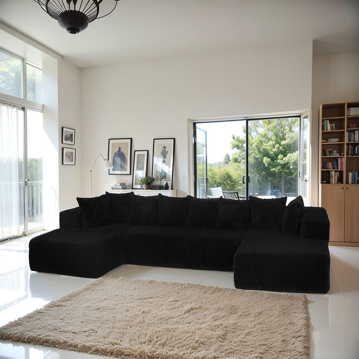 Modular U Shaped Sectional Sofa