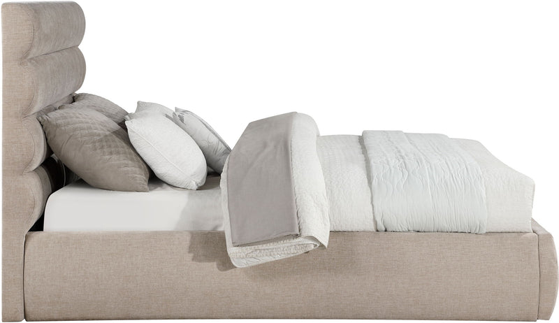 Adam - Chenille Fabric Bed With 52" Headboard