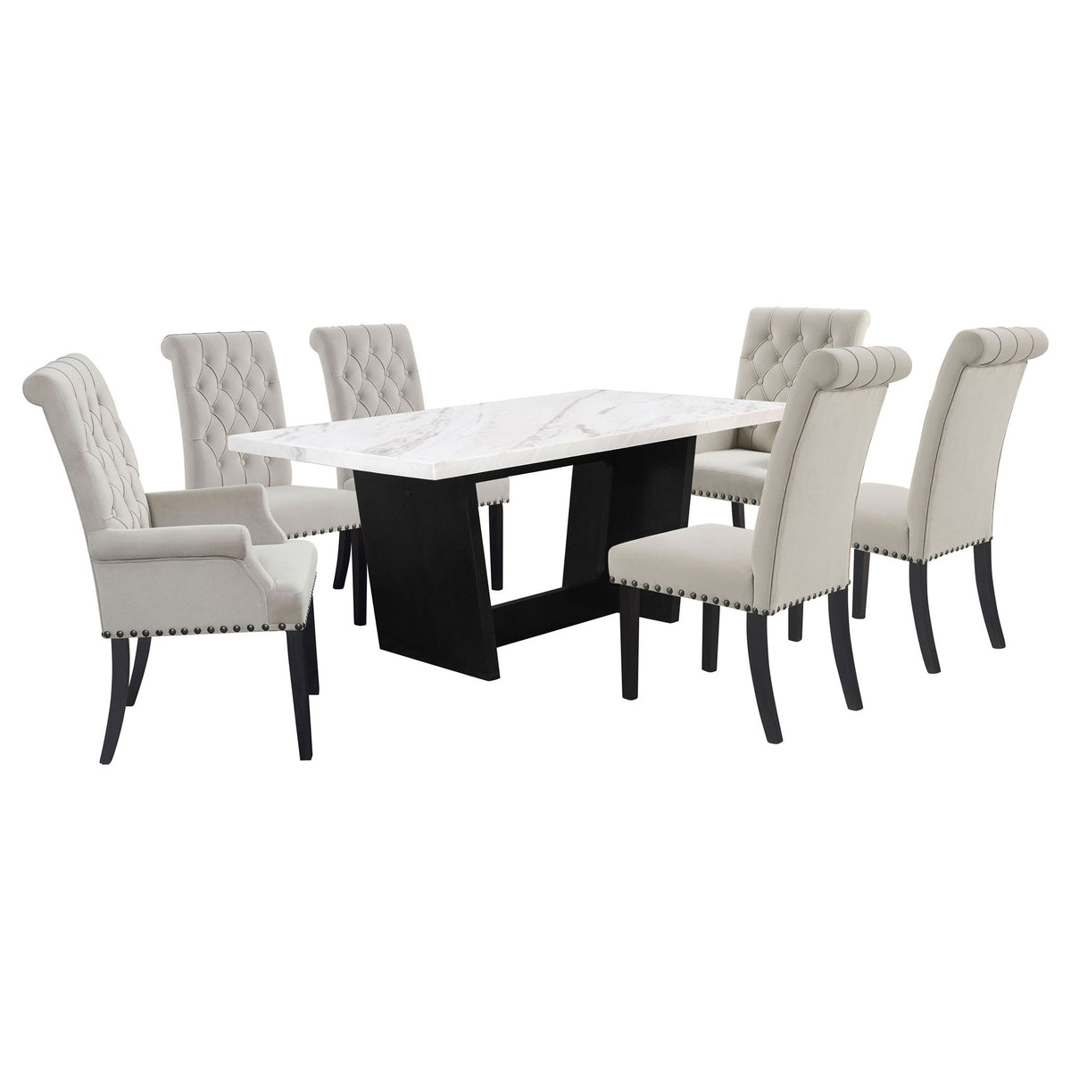 Rectangular Dining Table Set With Chairs