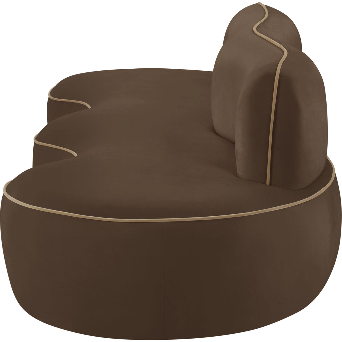 Swerve - Velvet 101" Upholstered Sofa