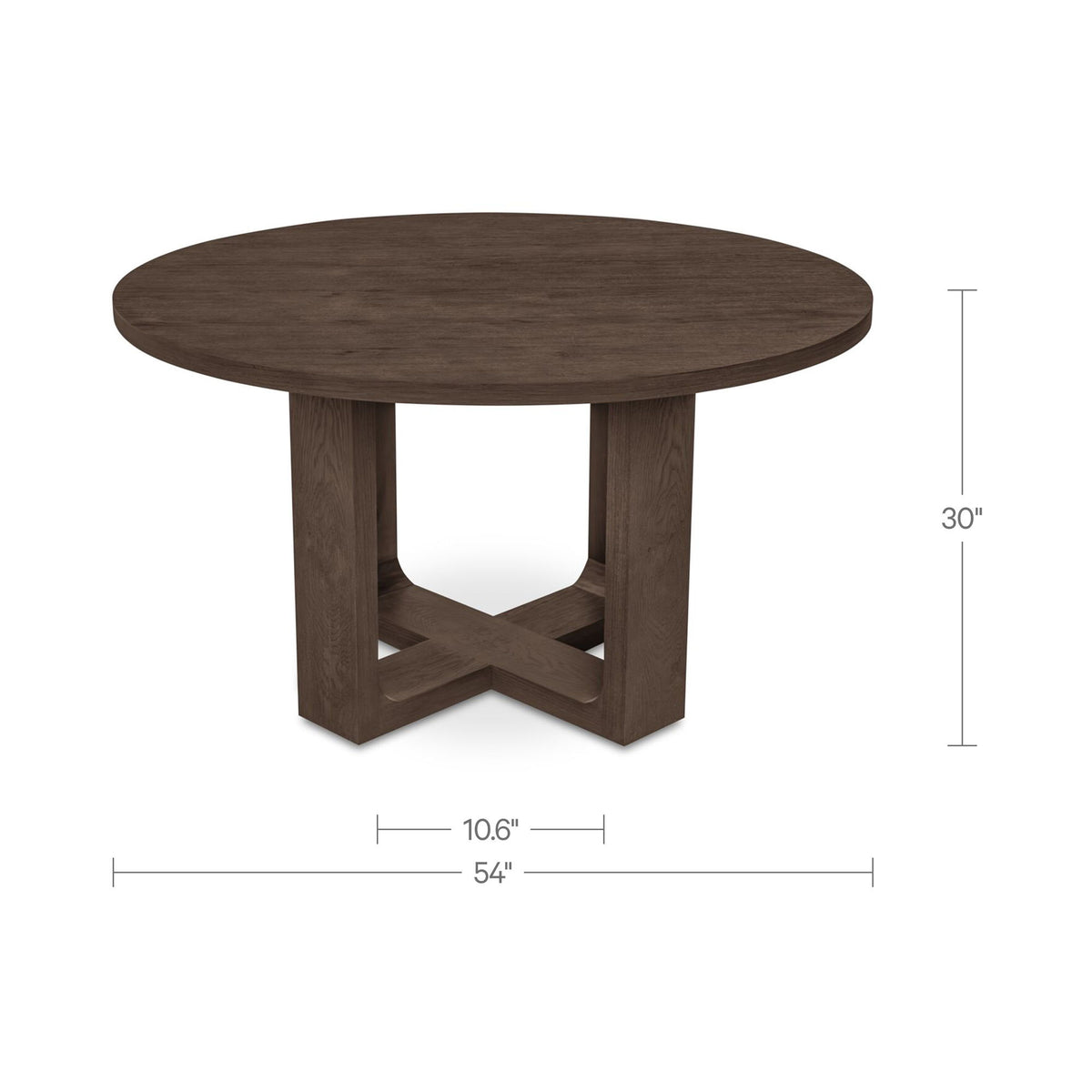 Hayes - Dining Table - Rustic / Brown