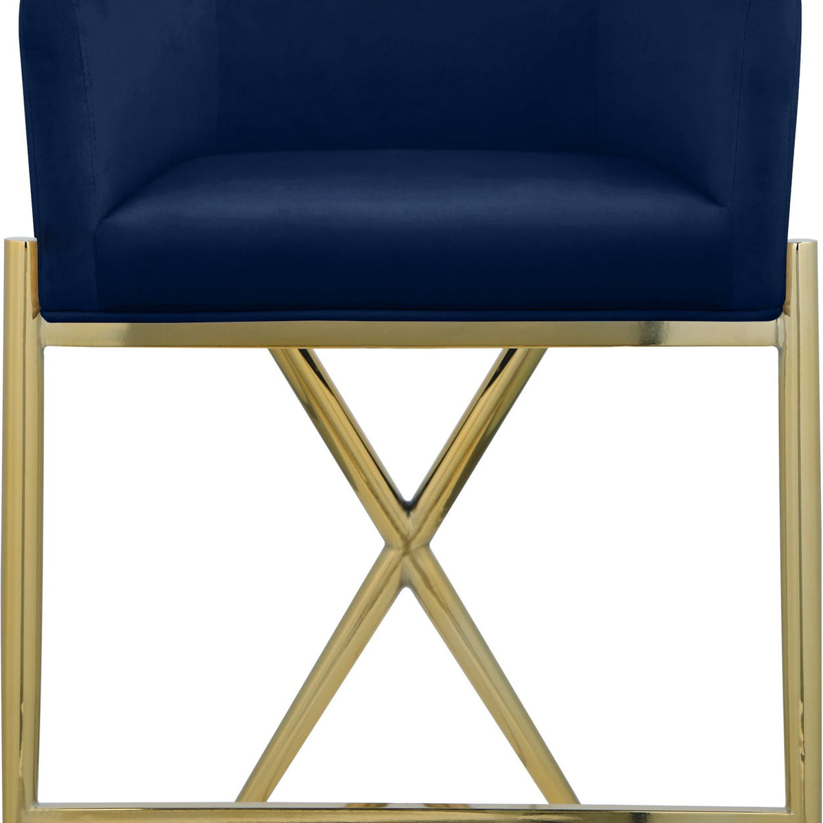 Xavier - Counter Stool with Gold Legs