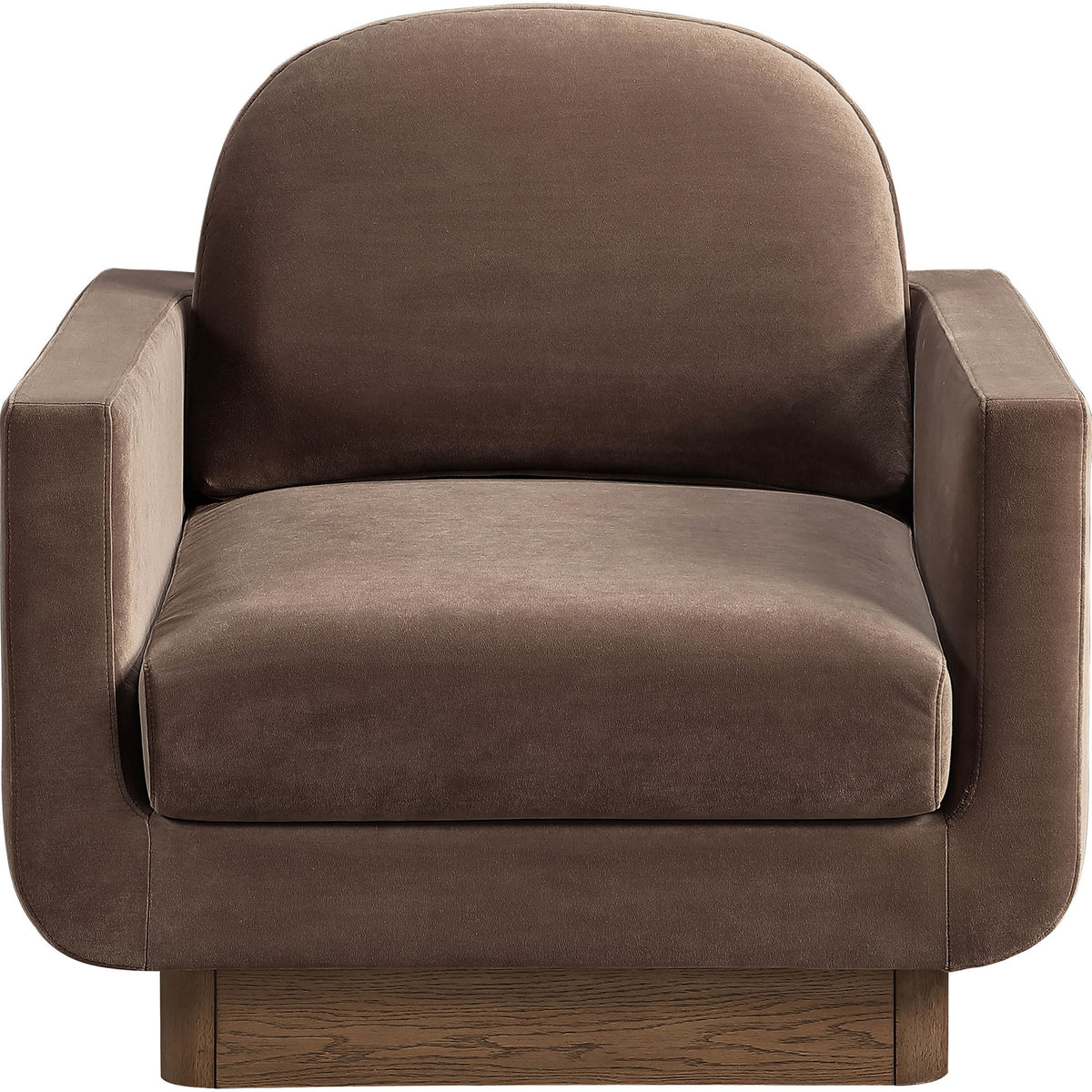 Diviento - Velvet Performance Fabric Upholstered Accent Chair