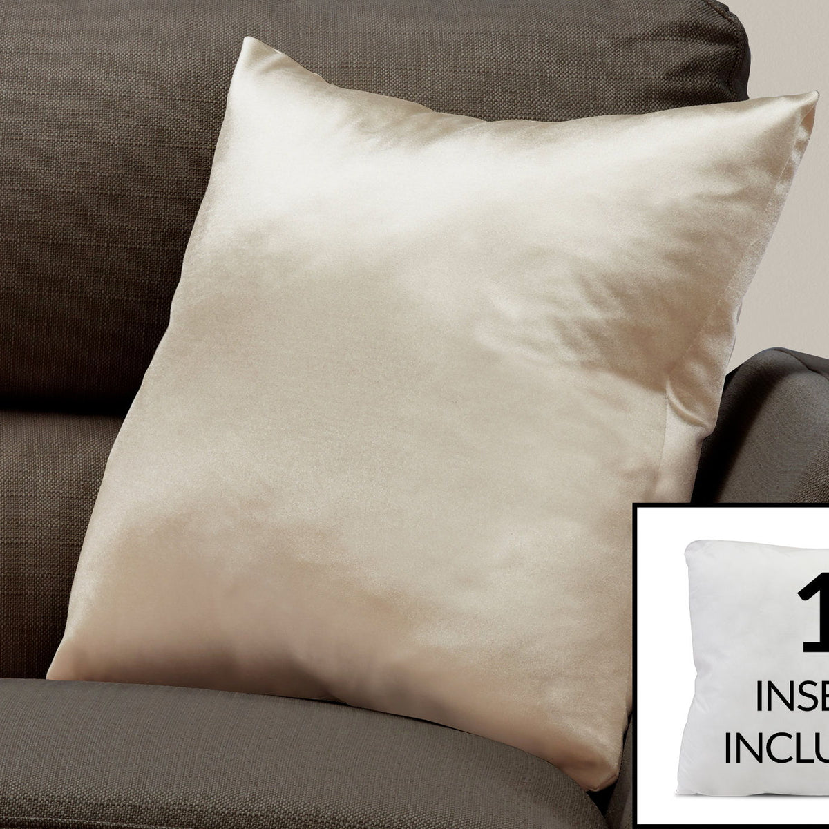 Pillows, Square, Insert Included, Decorative Throw, Hypoallergenic, Modern