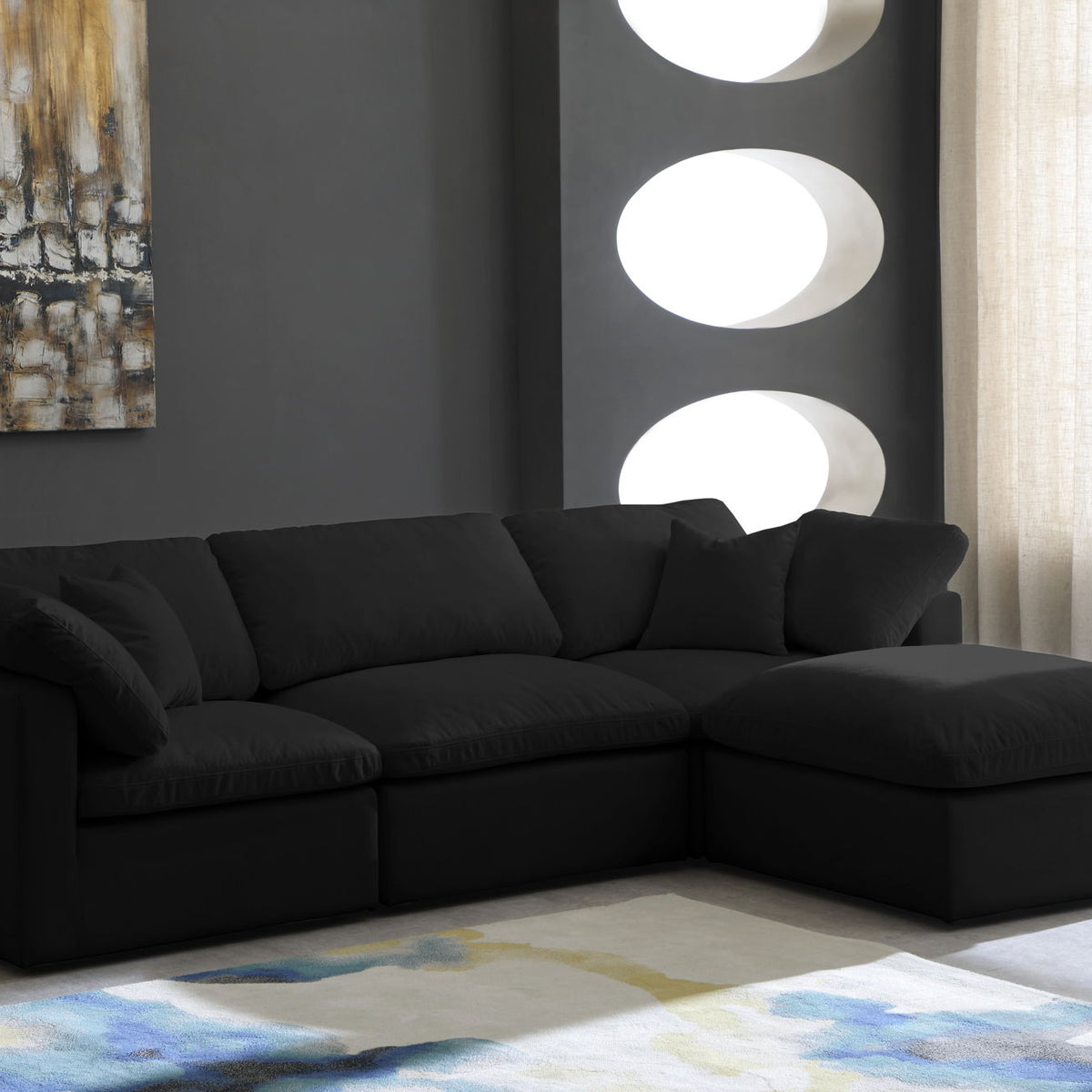 Plush - 4 Piece Modular Sectional