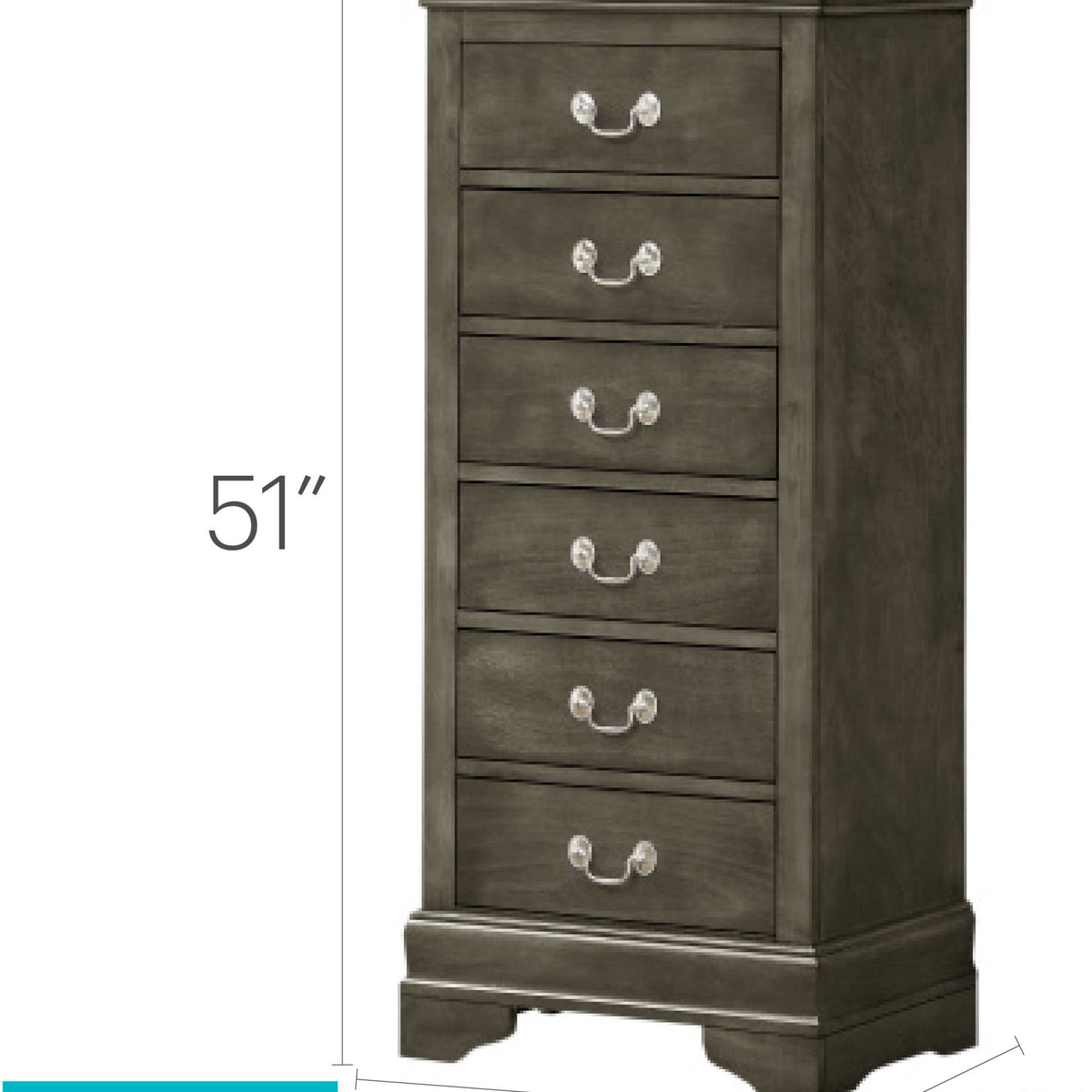 Traditional Style Lingerie Storage Chest Timeless
