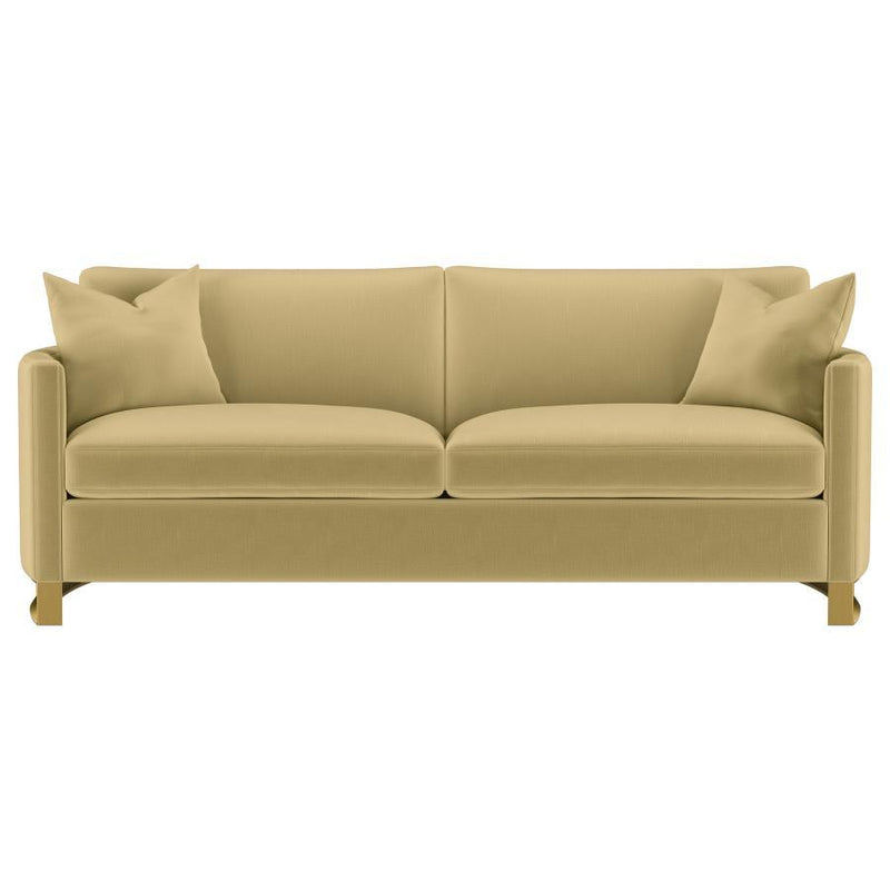 Corliss - Upholstered Arched Arm Sofa Set