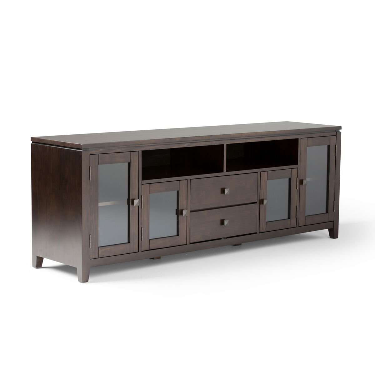 Cosmopolitan - Wide TV Media Stand - Mahogany Brown