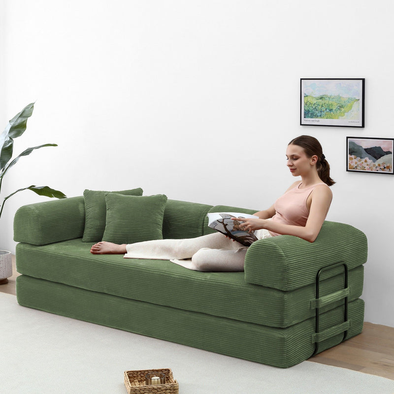 Convertible Foldable Floor Sofa Bed For Living Room