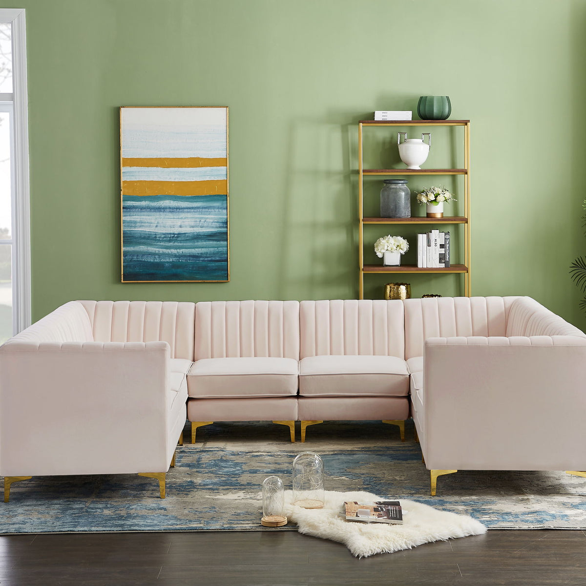 Alina - 8 Piece Modular Sectional