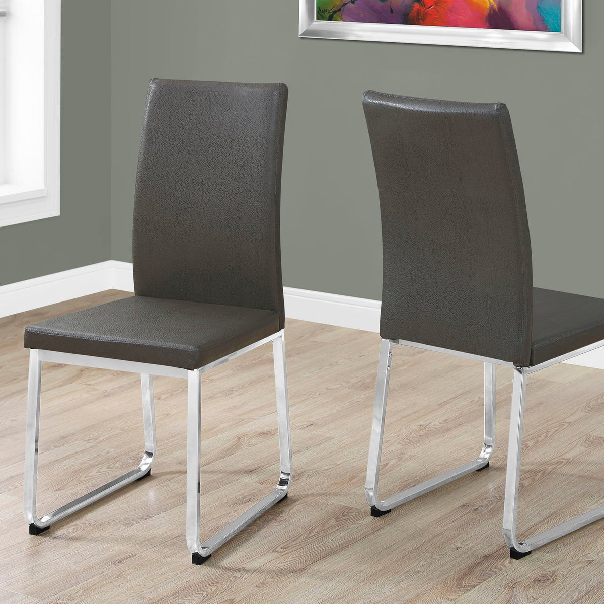 Dining Side Chair, Upholstered For Dining Room, Modern (Set of 2)