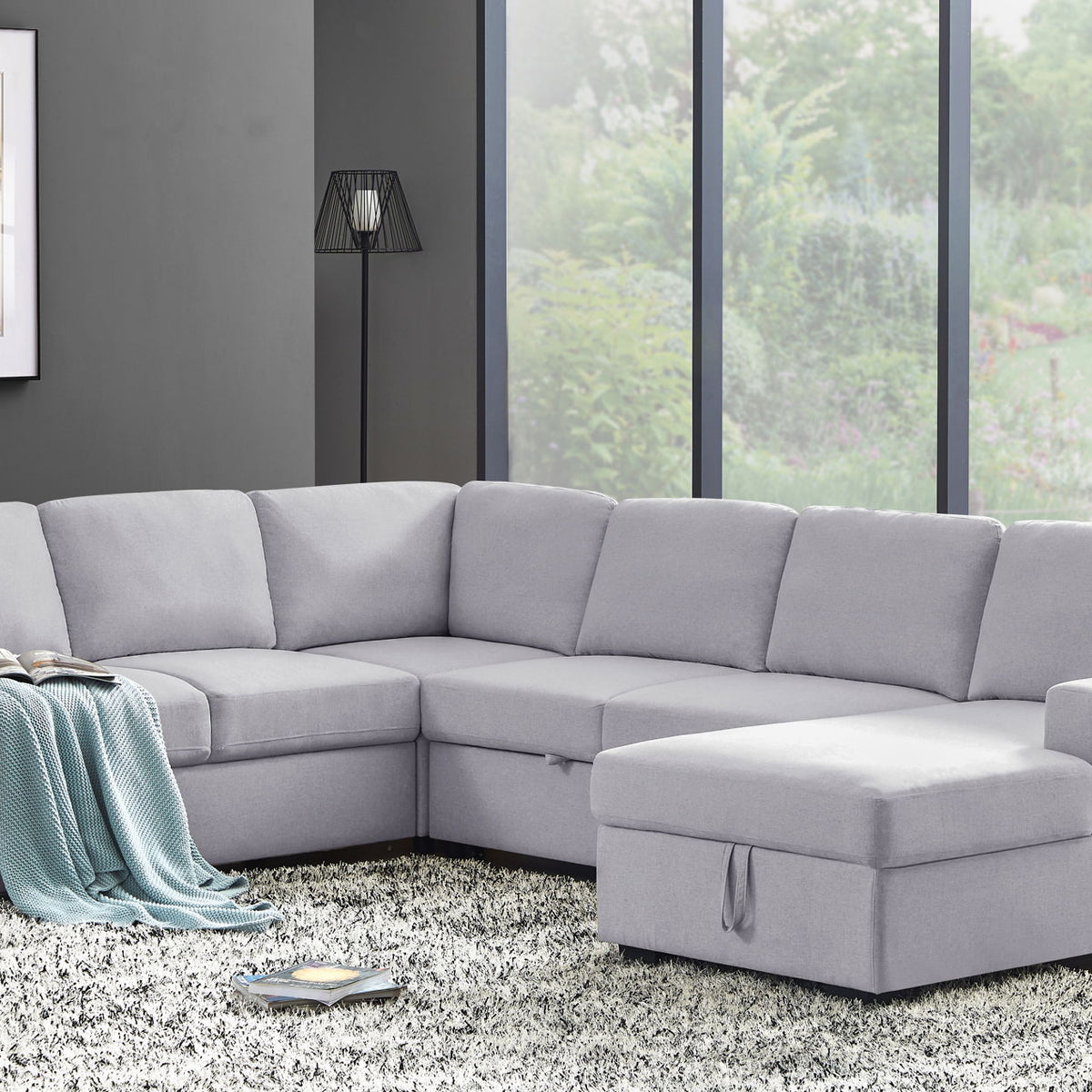 Ketterman - 4 Piece Upholstered Sectional