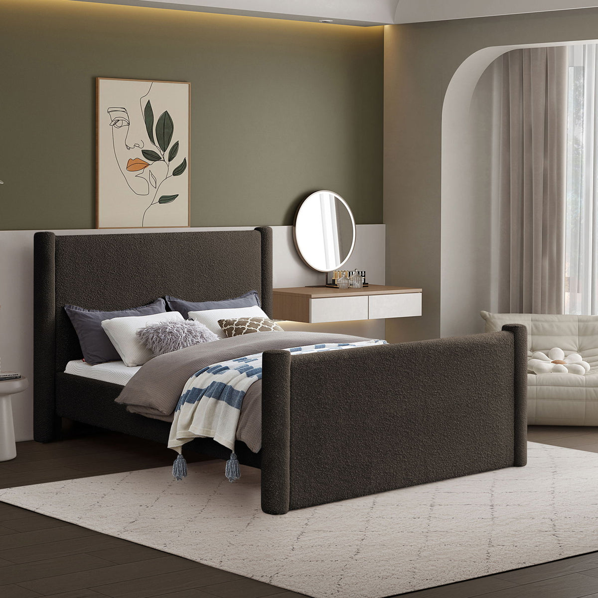 Elias - Boucle Bed
