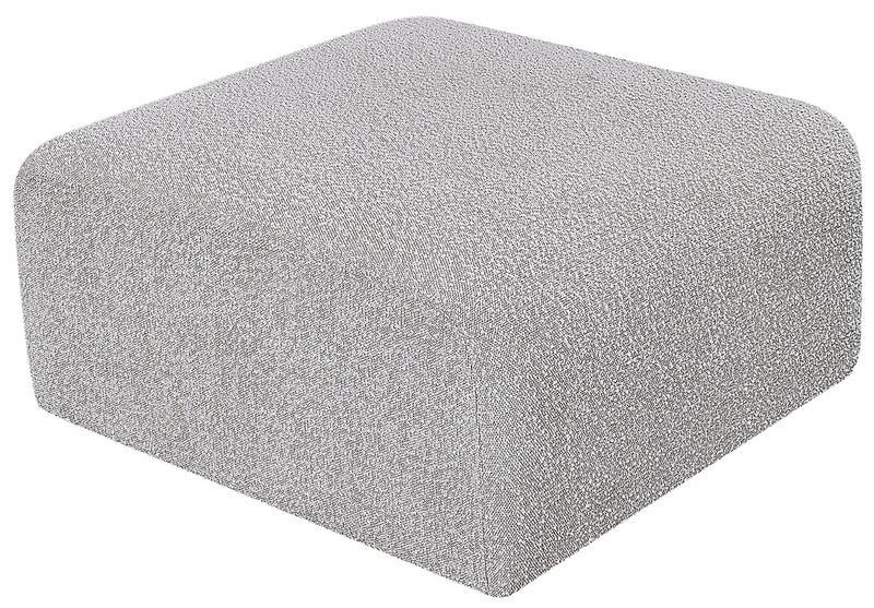 Arc - Boucle Fabric Ottoman