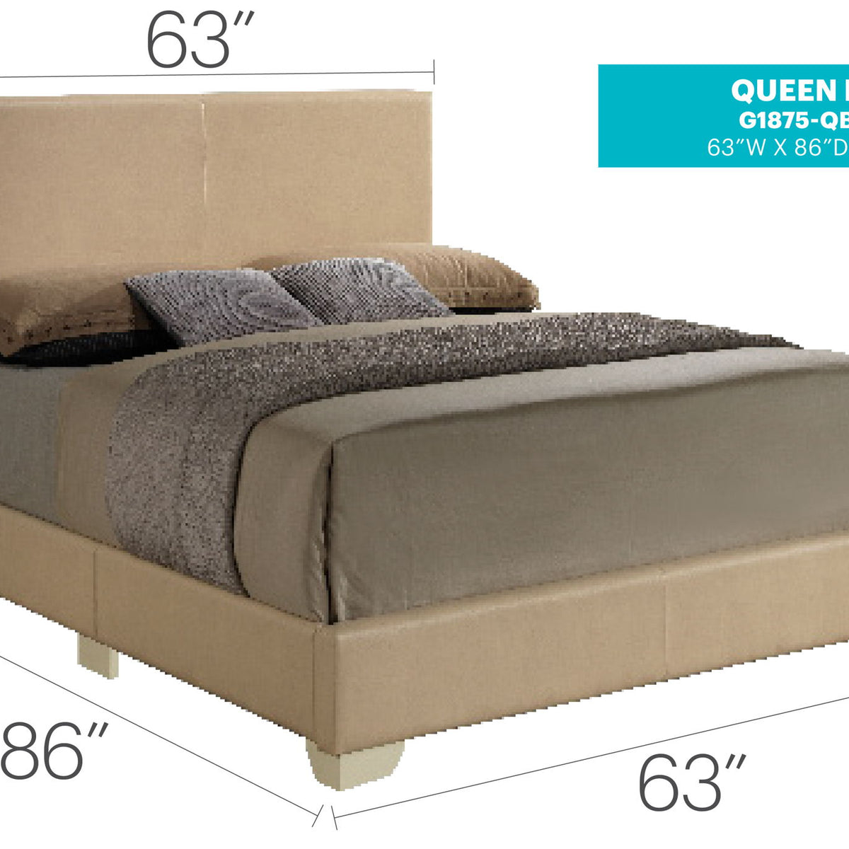 Elegant Platform Bed For Relaxed Spaces