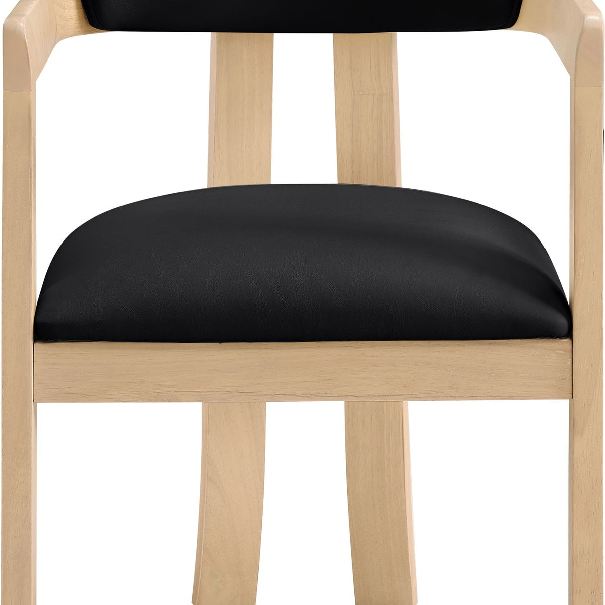Lavrin - Vegan Leather Dining Arm Chair (Set of 2) - Natural Base