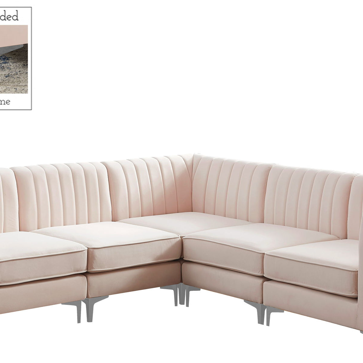 Alina - 5 Piece Modular Corner Sectional