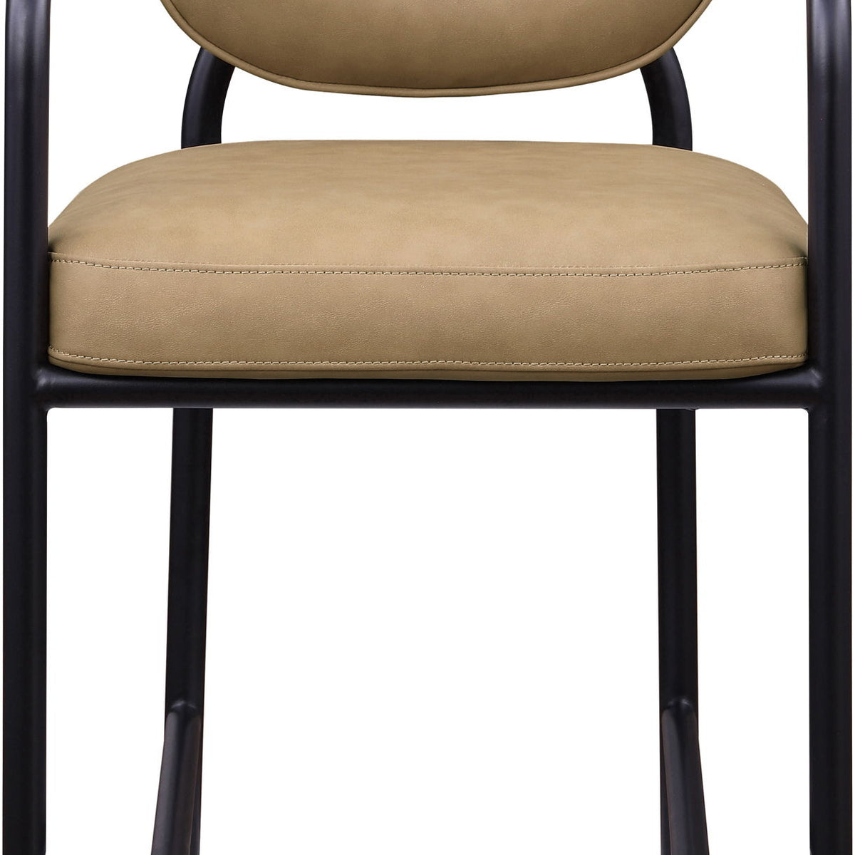 Serava - Faux Leather Upholstered Bar Stool - Tan