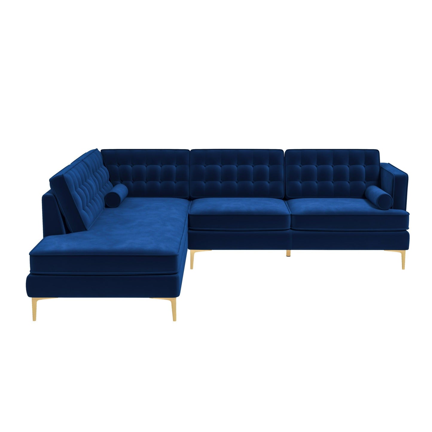 Brooke - Velvet Sectional Sofa