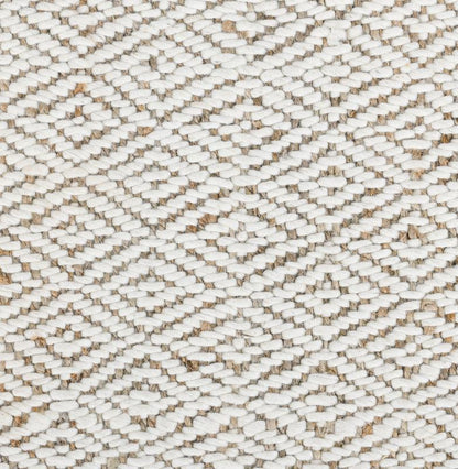 Comporta - 1' x 1' Tomar Rug - Natural/Ivory